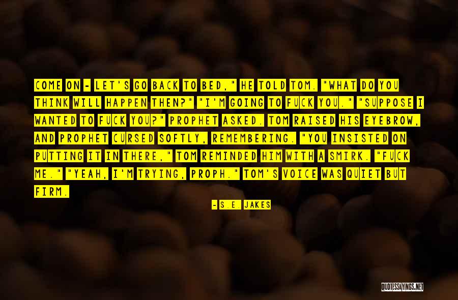 Boldewijn Geraldo Quotes By S.E. Jakes Boldewijn Geraldo Quotes By S.E. Jakes