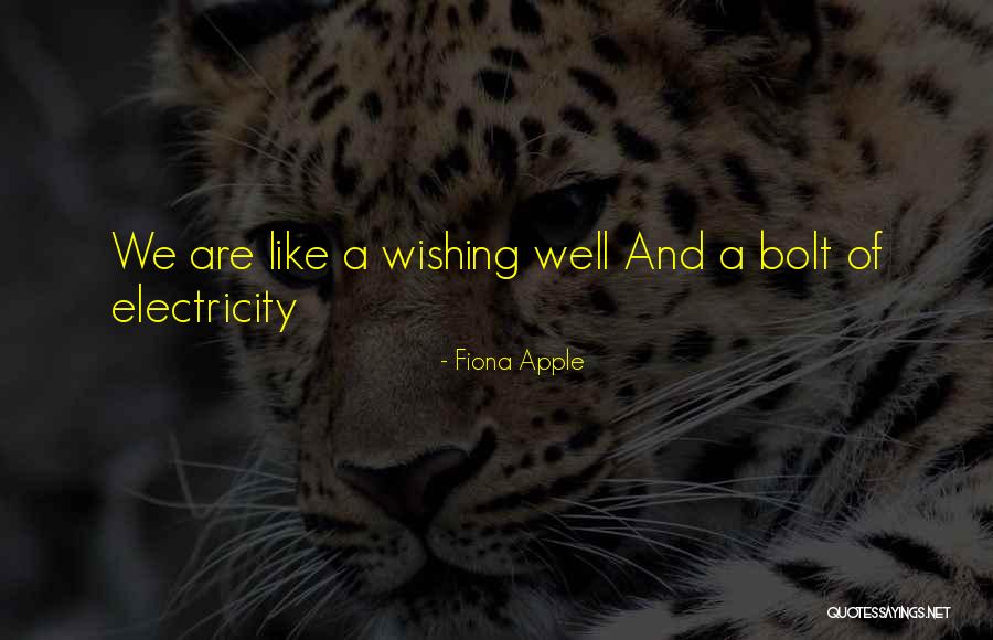 Bolt Quotes By Fiona Apple