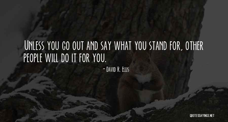 Bolthouse Drinks Quotes By David R. Ellis Bolthouse Drinks Quotes By David R. Ellis