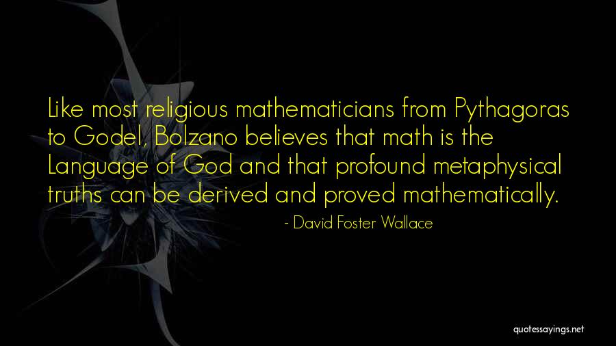 Bolzano Quotes By David Foster Wallace Bolzano Quotes By David Foster Wallace