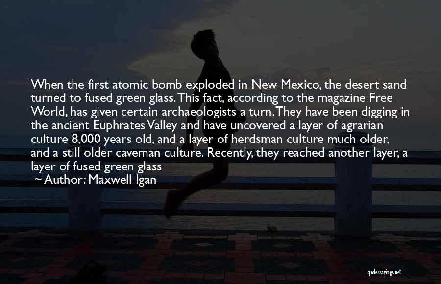 Bomb Magazine Quotes By Maxwell Igan