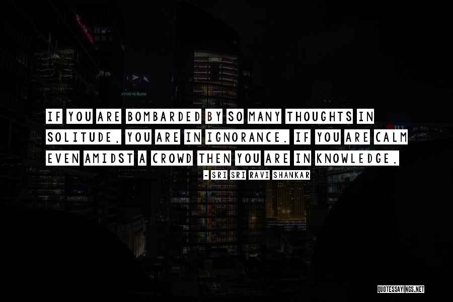 Bombarded Quotes By Sri Sri Ravi Shankar Bombarded Quotes By Sri Sri Ravi Shankar