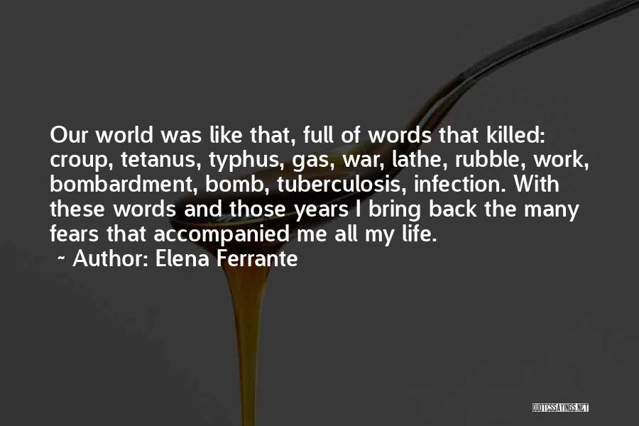 Bombardment Quotes By Elena Ferrante