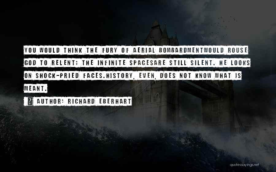 Bombardment Quotes By Richard Eberhart