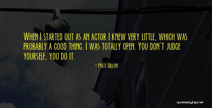 Bonanza Little Joe Quotes By Matt Dillon