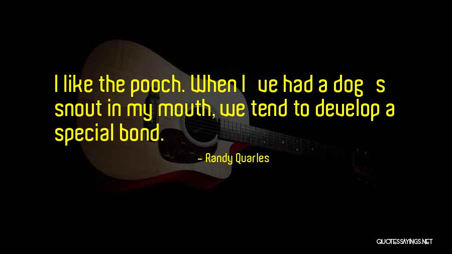 Bond With Dog Quotes By Randy Quarles Bond With Dog Quotes By Randy Quarles