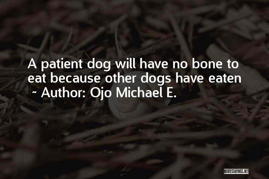 Bone Quotes By Ojo Michael E.