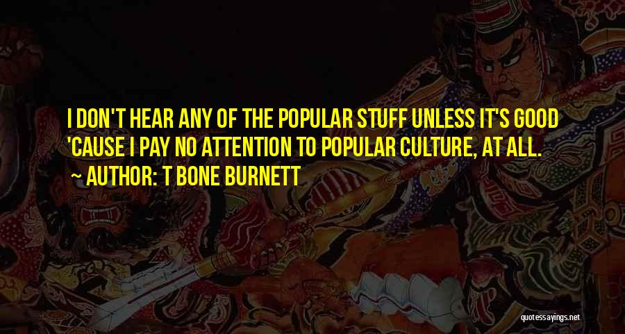 Bone Quotes By T Bone Burnett