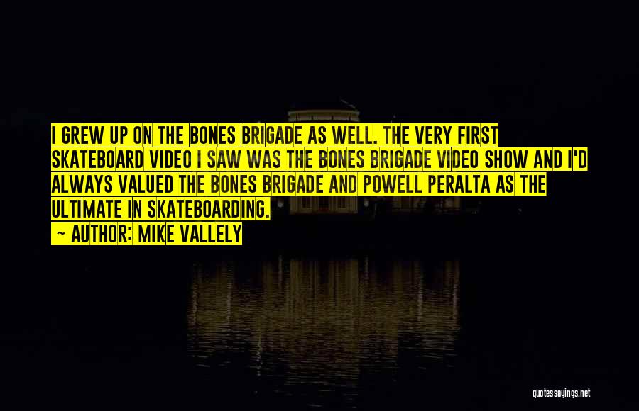 Bones Brigade Quotes By Mike Vallely