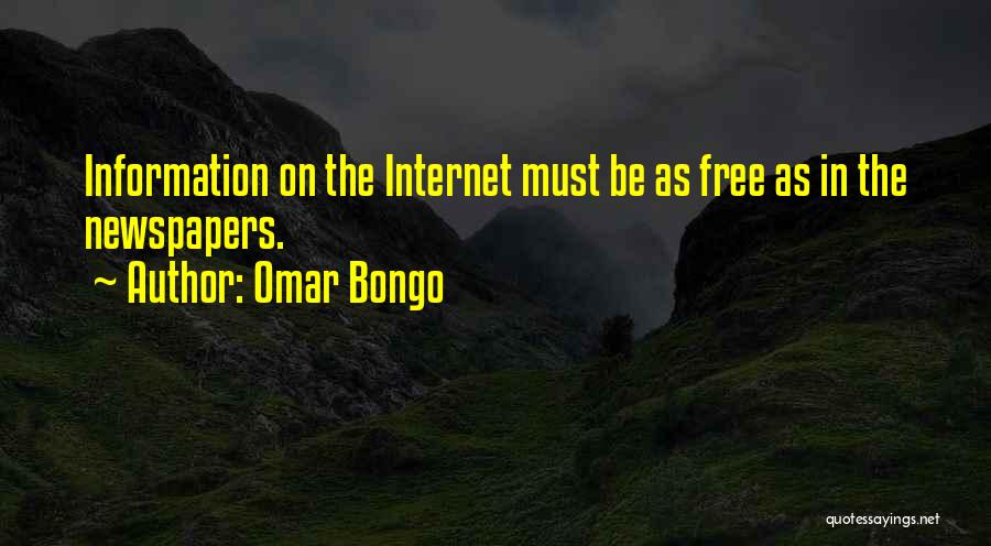 Bongo Quotes By Omar Bongo