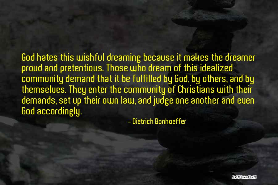 Bonhoeffer Dietrich Quotes By Dietrich Bonhoeffer