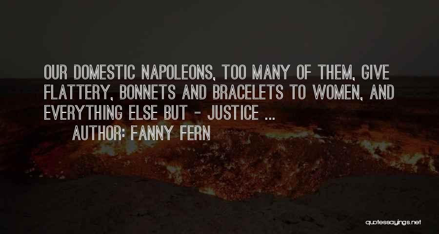 Bonnets Quotes By Fanny Fern