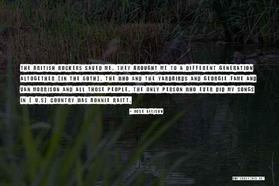 Bonnie Song Quotes By Mose Allison Bonnie Song Quotes By Mose Allison
