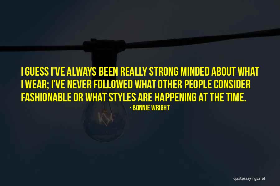 Bonnie Wright Quotes 96674