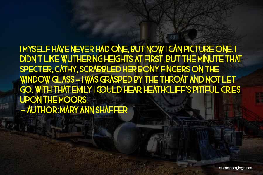 Bony T Quotes By Mary Ann Shaffer