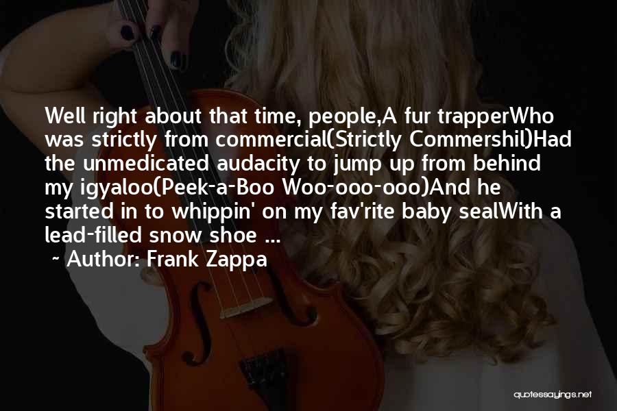 Boo Boo Quotes By Frank Zappa