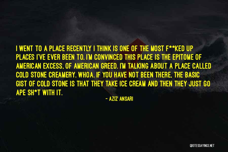 Boo Radley Leaving Gifts Quotes By Aziz Ansari