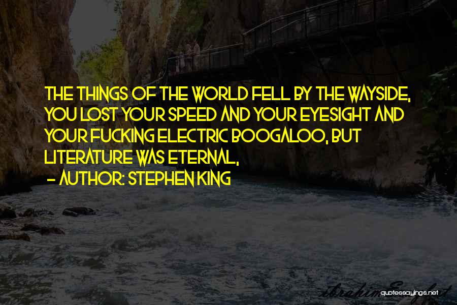 Boogaloo Quotes By Stephen King