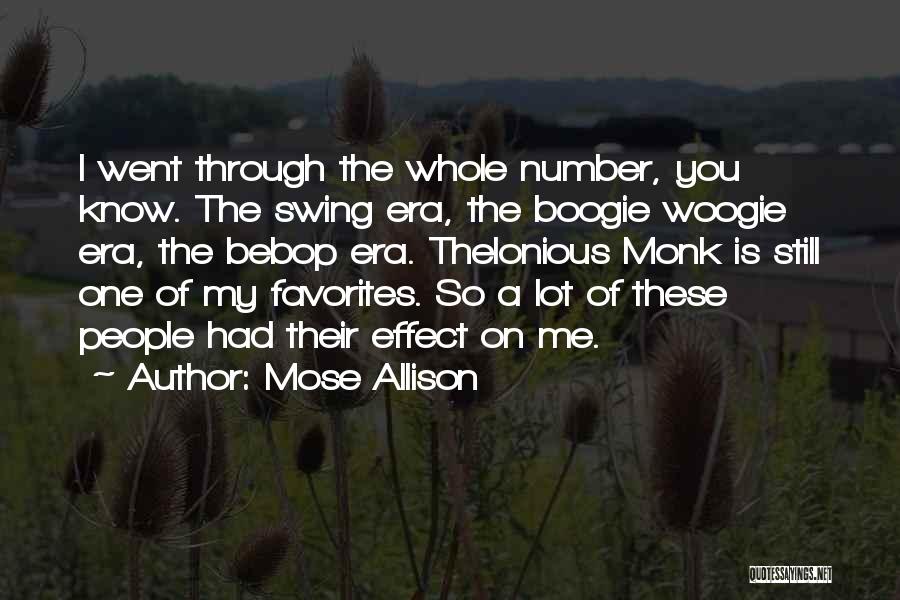 Boogie Quotes By Mose Allison