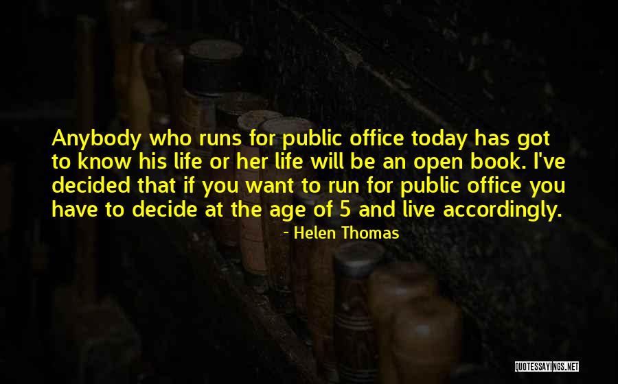 Book 5 Quotes By Helen Thomas Book 5 Quotes By Helen Thomas