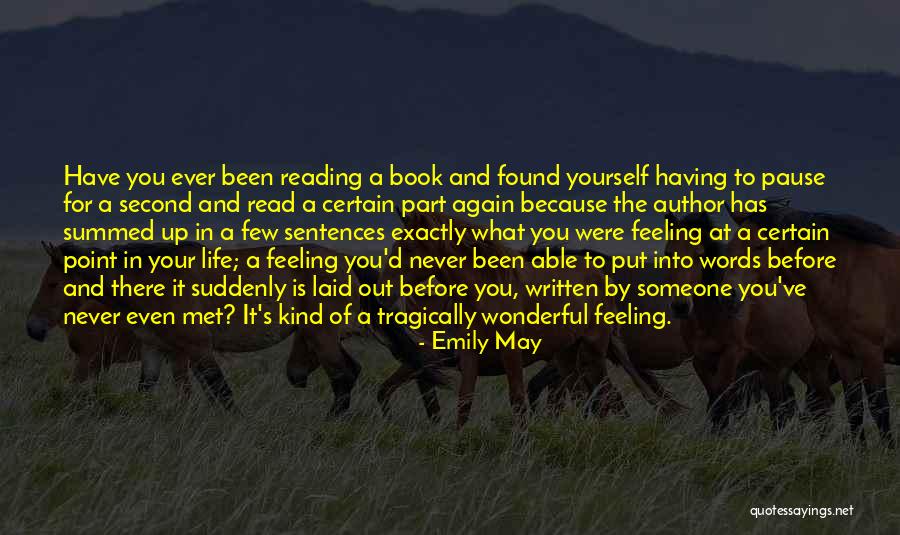 Book And Life Quotes By Emily May Book And Life Quotes By Emily May