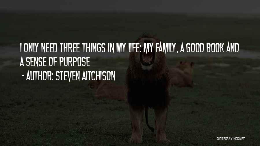 Book And Life Quotes By Steven Aitchison