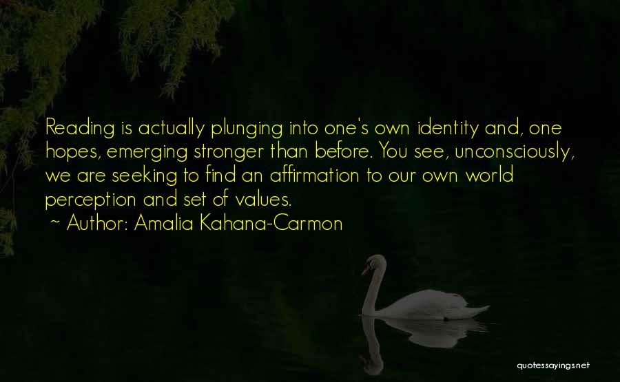 Book And Reading Quotes By Amalia Kahana-Carmon