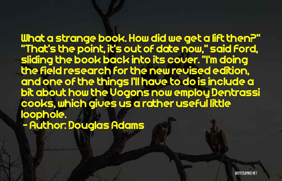 Book Back Cover Quotes By Douglas Adams