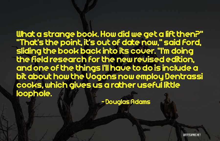 Book Back Cover Quotes By Douglas Adams