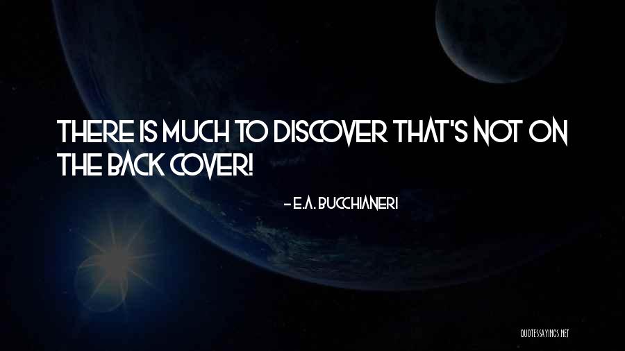 Book Back Cover Quotes By E.A. Bucchianeri Book Back Cover Quotes By E.A. Bucchianeri