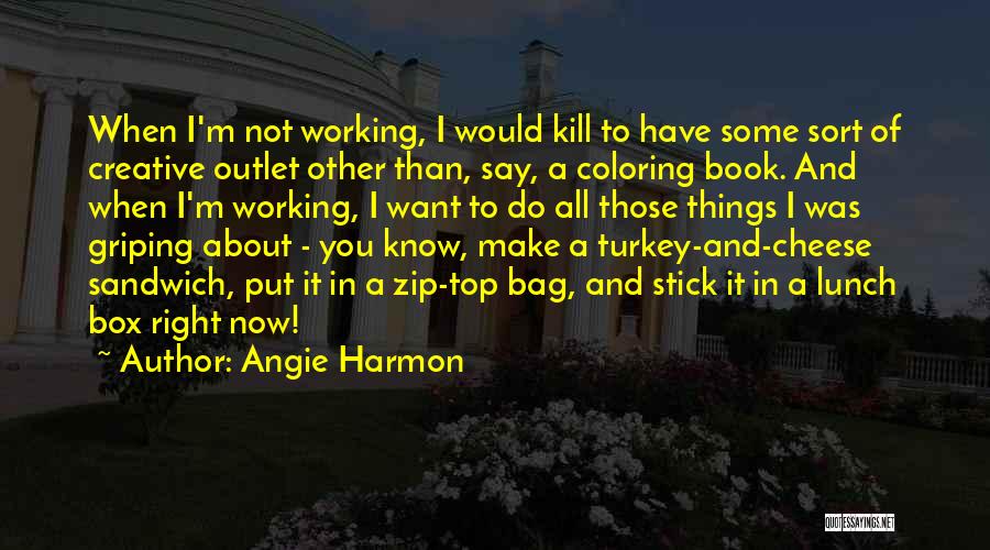 Book Bag Quotes By Angie Harmon