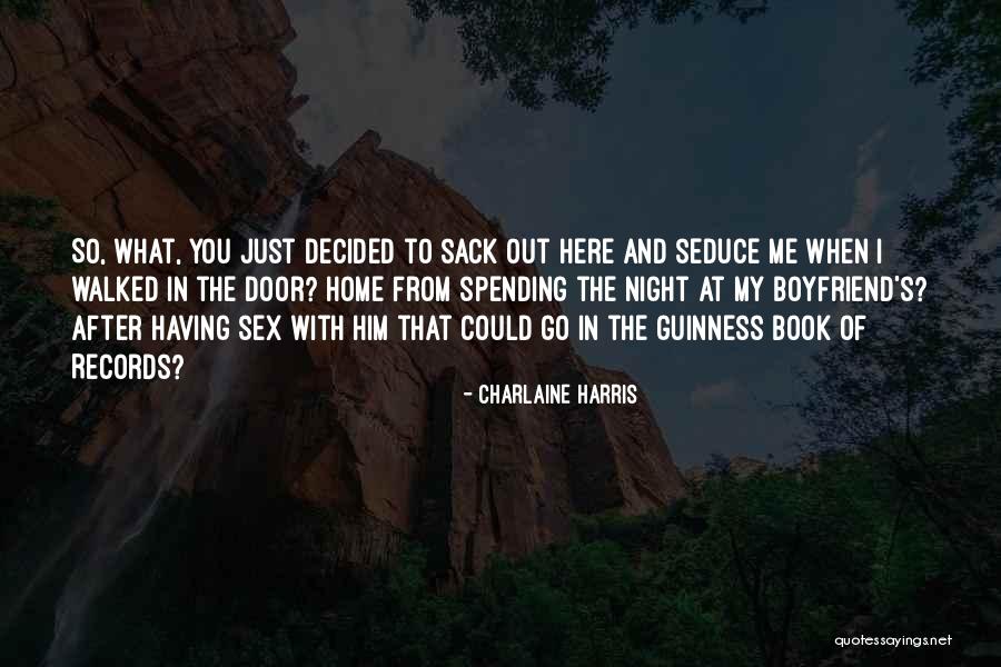 Book Boyfriend Quotes By Charlaine Harris