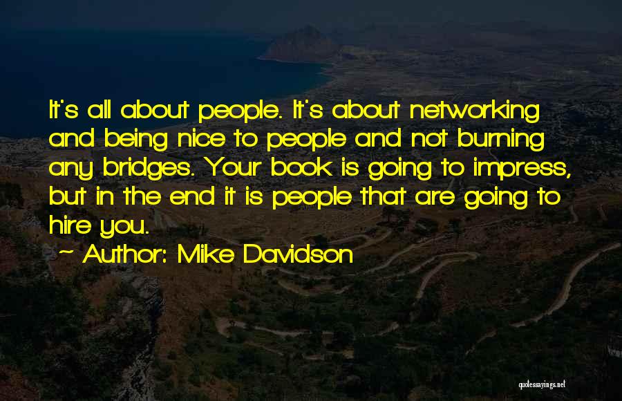 Book Burning Quotes By Mike Davidson