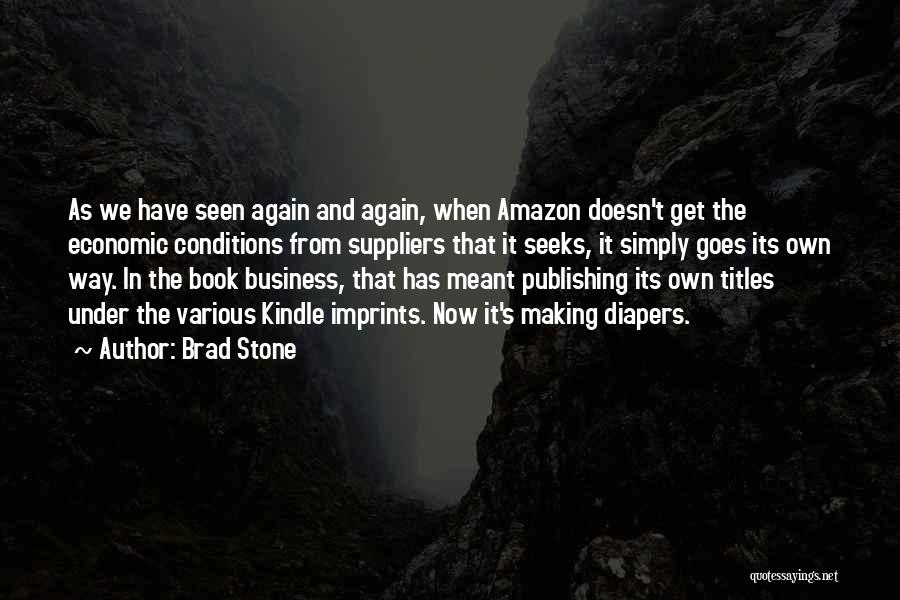 Book Business Quotes By Brad Stone