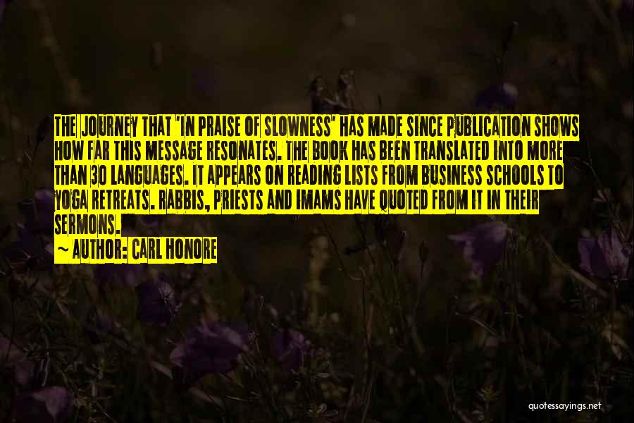 Book Business Quotes By Carl Honore