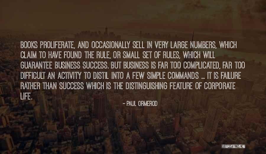 Book Business Quotes By Paul Ormerod