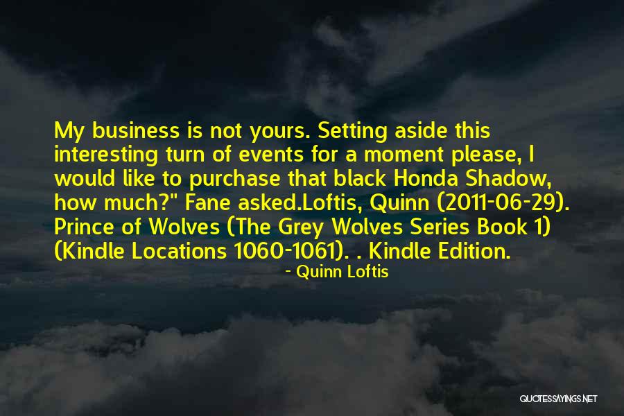 Book Business Quotes By Quinn Loftis