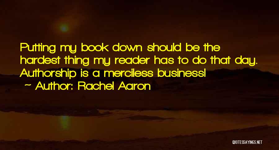Book Business Quotes By Rachel Aaron
