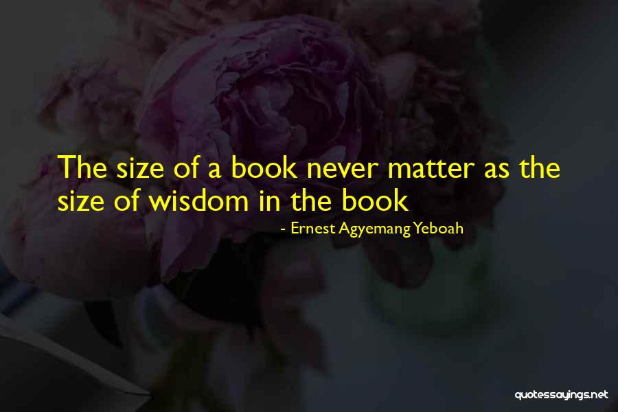 Book Buying Quotes By Ernest Agyemang Yeboah