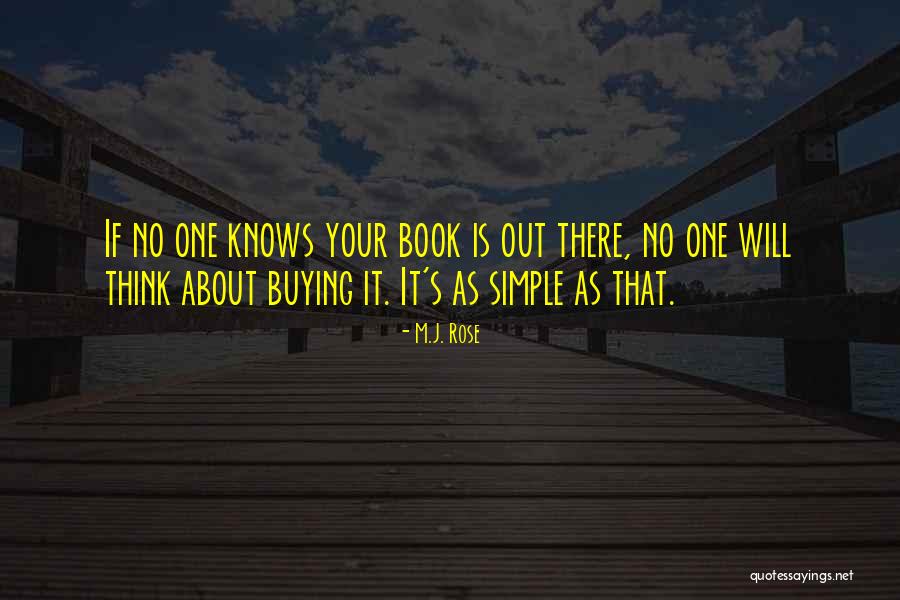 Book Buying Quotes By M.J. Rose