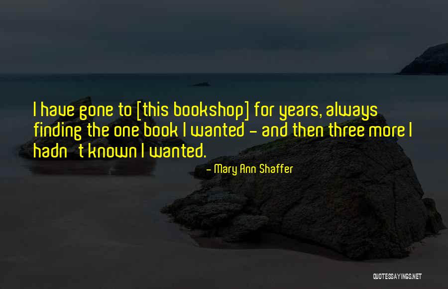 Book Buying Quotes By Mary Ann Shaffer Book Buying Quotes By Mary Ann Shaffer