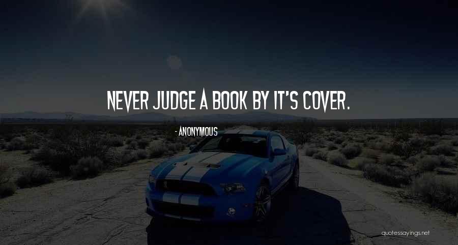 Book By Cover Quotes By Anonymous Book By Cover Quotes By Anonymous