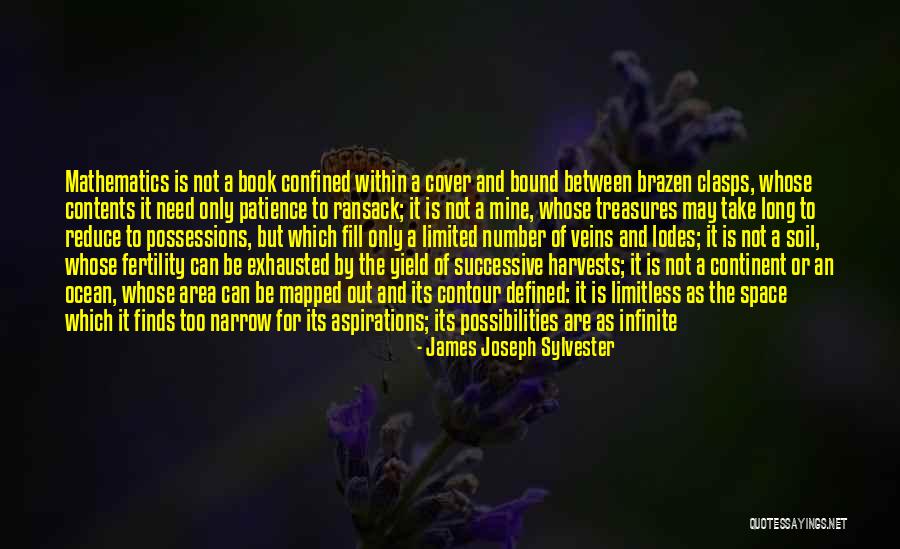Book By Cover Quotes By James Joseph Sylvester Book By Cover Quotes By James Joseph Sylvester