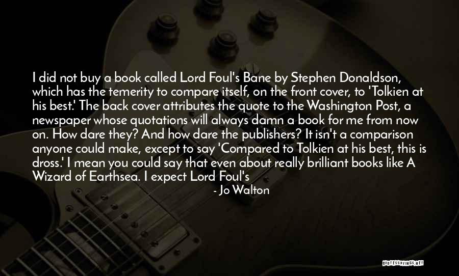 Book By Cover Quotes By Jo Walton Book By Cover Quotes By Jo Walton