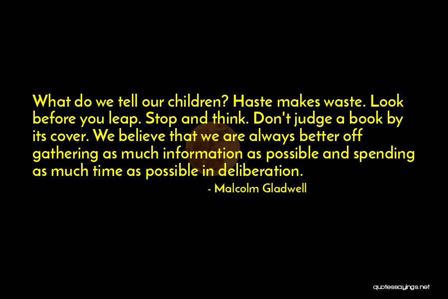 Book By Cover Quotes By Malcolm Gladwell Book By Cover Quotes By Malcolm Gladwell