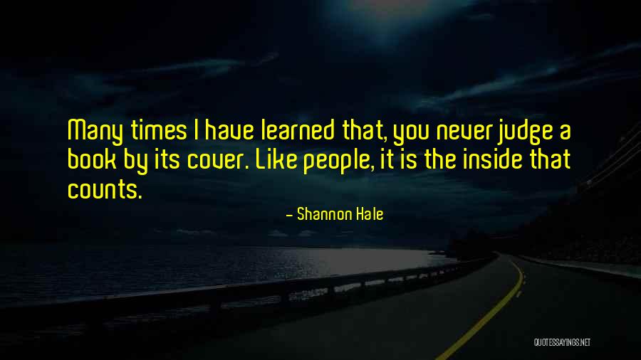 Book By Cover Quotes By Shannon Hale Book By Cover Quotes By Shannon Hale