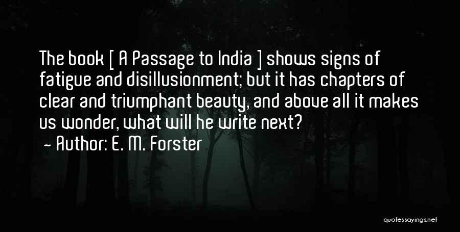 Book Chapters Quotes By E. M. Forster