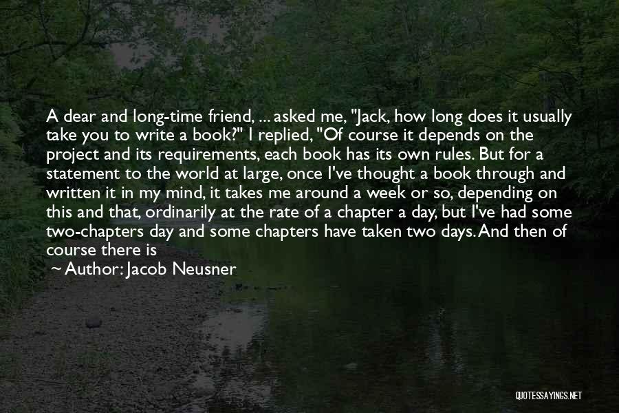 Book Chapters Quotes By Jacob Neusner