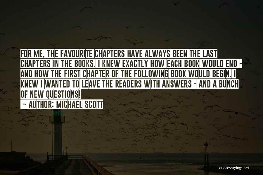 Book Chapters Quotes By Michael Scott