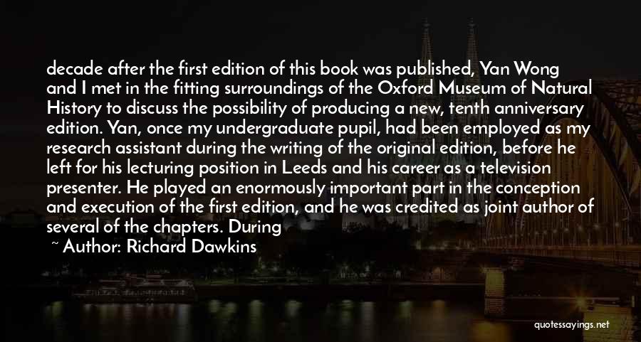 Book Chapters Quotes By Richard Dawkins